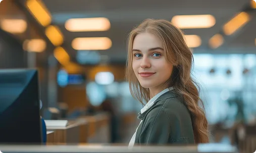 Consulente esperta al lavoro per configurare automazioni e integrazioni personalizzate per siti web aziendali.